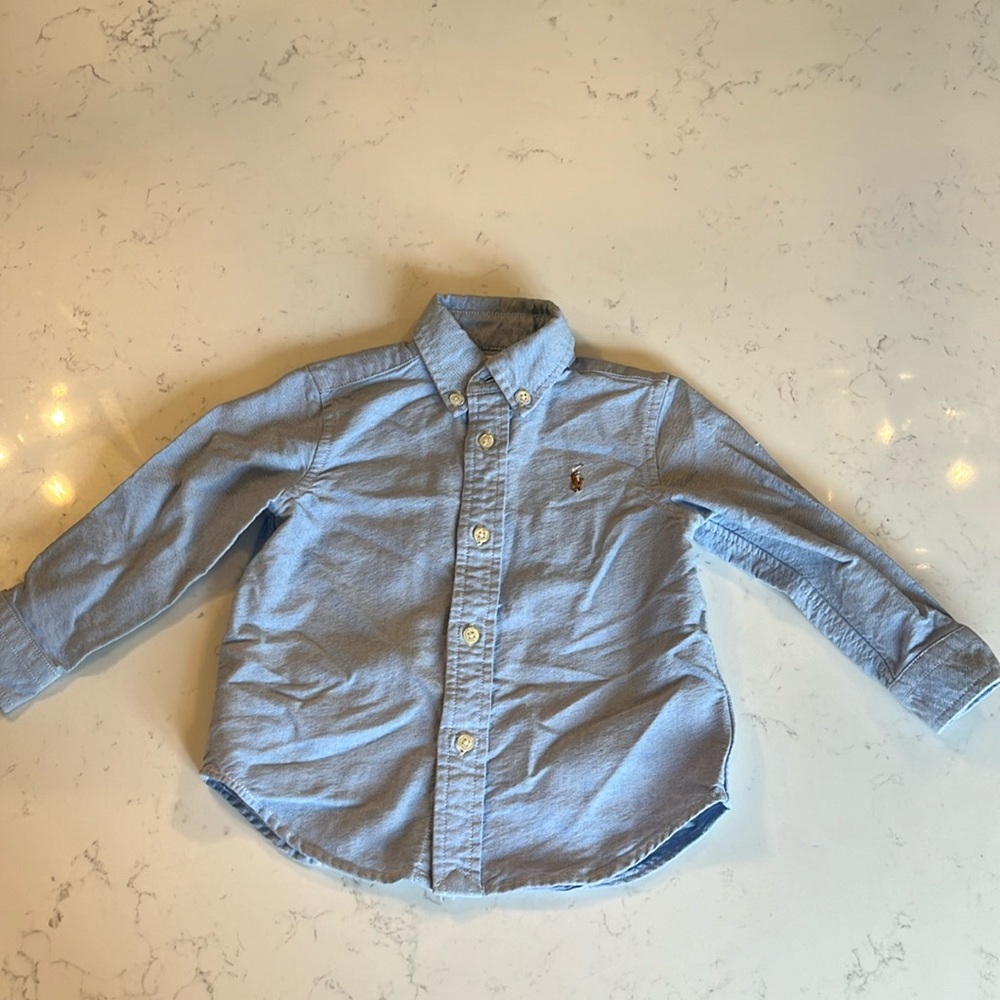 Ralph Lauren Light Blue Oxford Button Down